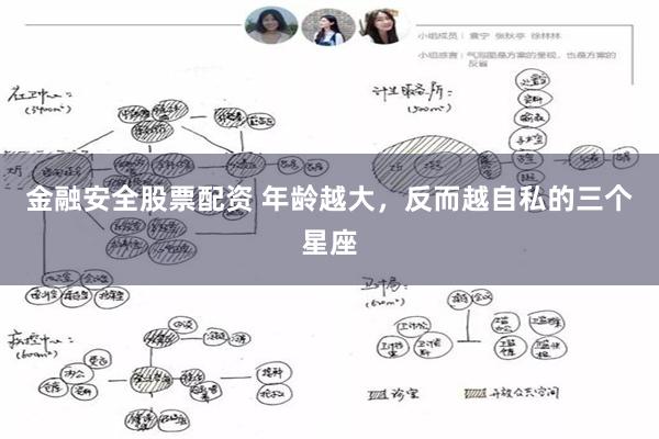 金融安全股票配资 年龄越大，反而越自私的三个星座