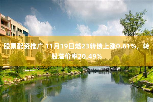 股票配资推广 11月19日燃23转债上涨0.61%，转股溢价率20.49%